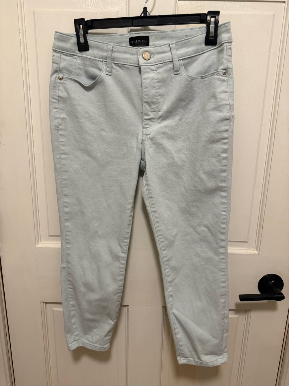Talbots Light Blue Cropped Ankle Jeans- Size 6P
